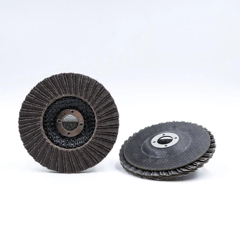 Double Fitted Flaps Pattern Abrasive Disc for Grinding Stainless Steel