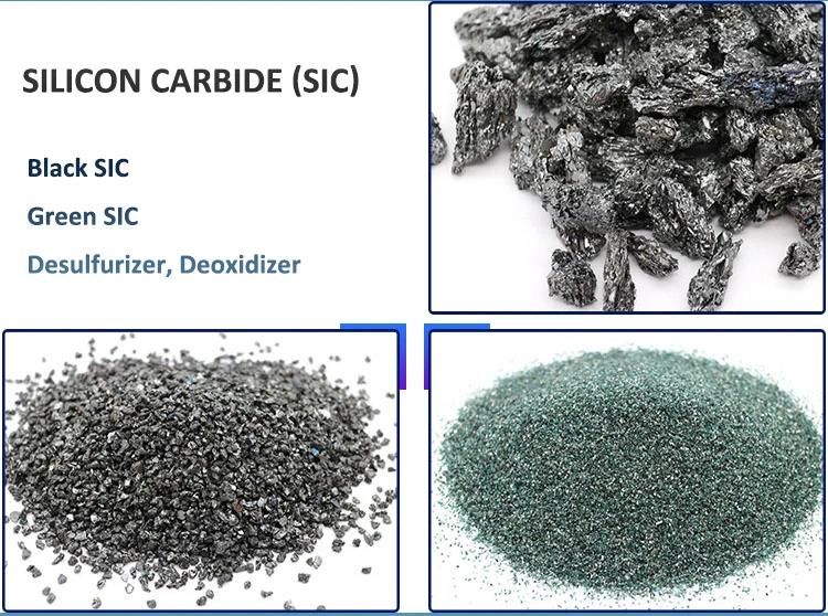 Black Carborundum Sand Carbofrax Grit Silicon Carbide Powder in Abrasives