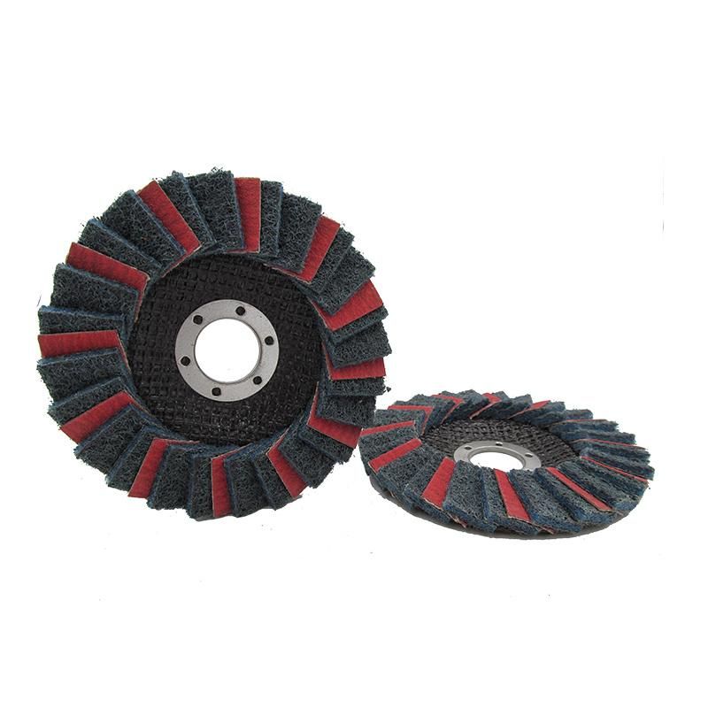 Surface Condition Material Interleaved Abrasive Cloth Flap Disc Grinding and Polishing