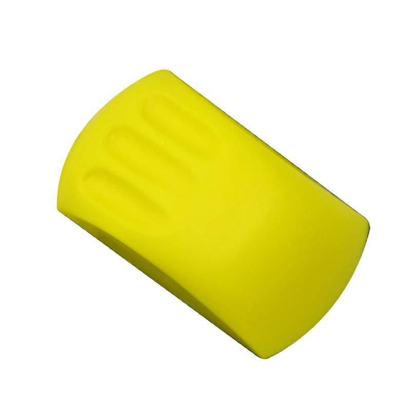 6" 150mm Yellow Foam Sanding Block Hand Pad for Hook and Loop Disc