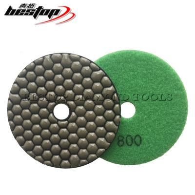 Diamond Abrasive Disc Flexible Dry Polishing Pad for Granite Marble