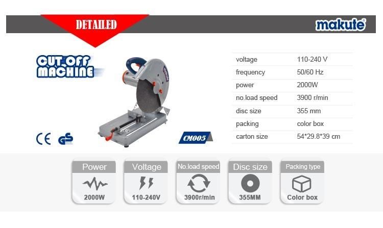 Makute Cut off Machine Cutter Cutting Saw 355mm