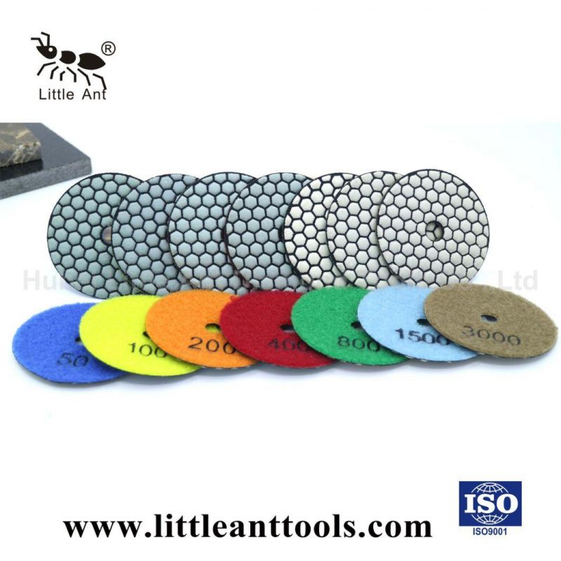 3"a Hexagon Dry Polishing Pad