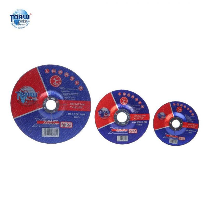 China Factory 5′ 125 mm High Speed Cutting Disc, Cutting Wheel, Cut off Disc, Grinding Wheel
