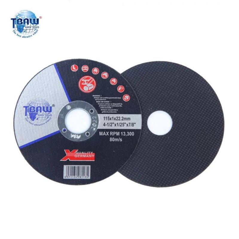 China Factory 5inch 2 in 1 OEM Abrasive Aluminum Cutting Disc Stainless Steel and Metal Cutting