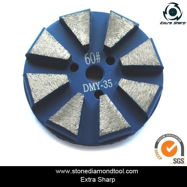 3′′ Concrete Metal Diamonds for Floor Grinding