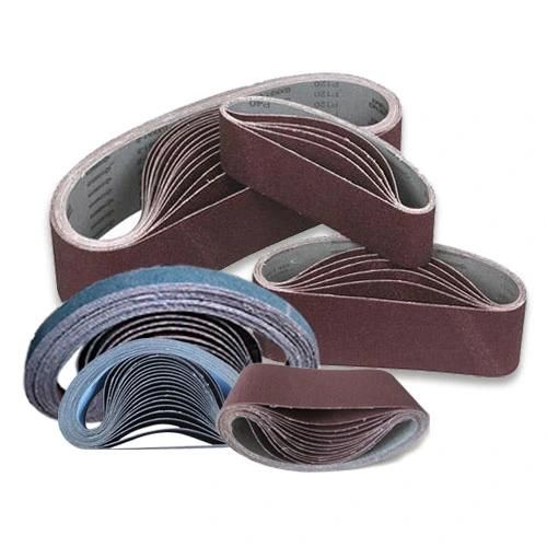 High Quality Hot Sale Premium Wear-Resisting Aluminium Oxide Sanding Belt for Grinding Stainless Steel and Metal