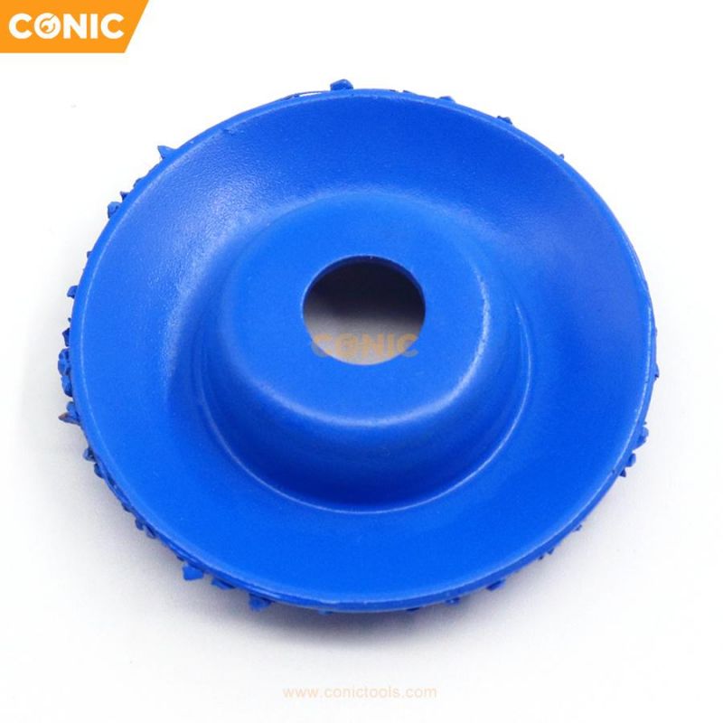 50mm Curved Brazed Tungsten Carbide Grinding Wheel Abrasive Disc with Carbide Brazed