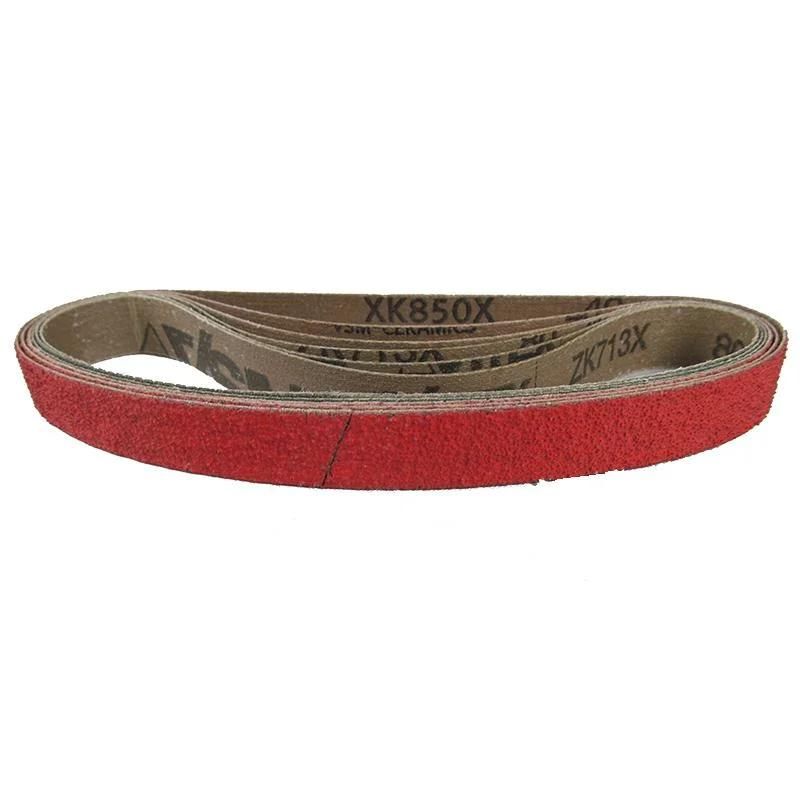 Vsm Ceramic Narrow Sanding Belt, Aggressive Cutting Action on Hard-to-Grind Metal