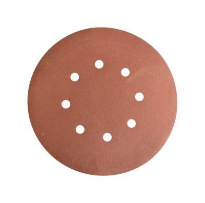 High Quality Premium Wear-Resisting 4&quot; 4.5&quot; 5&quot; Aluminium Oxide Hoop and Loop Disc for Grinding Wood and Metal