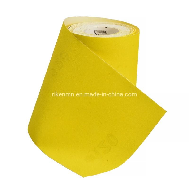 100mmx50m Sand Paper Yellow Abrasive Sanding Paper Sandpaper Roll