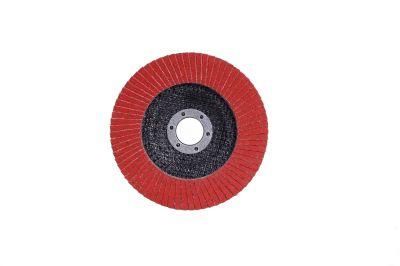 115mm Ceramic Grain Flap Disc for Grinding Stainless Steel and Metal