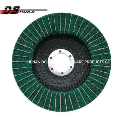 4&quot; Non-Woven Disc 100*16mm for Stainless Steel Polishing Green