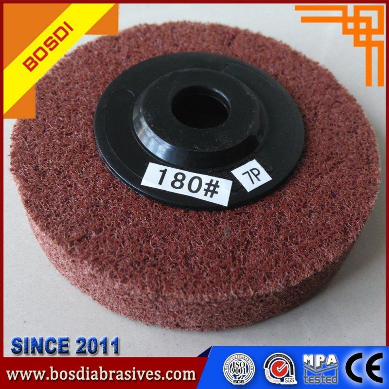 5"X15 Abrasive Nylon Flap Disc/Wheel with Plastic Backing Polishing for The Magnesium Aluminum Alloy, Magnalium, Titanium Alloy, Stainless Steel, Stone