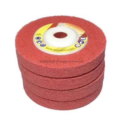 Non Woven Disc, 100X15mm, U3, Red Color
