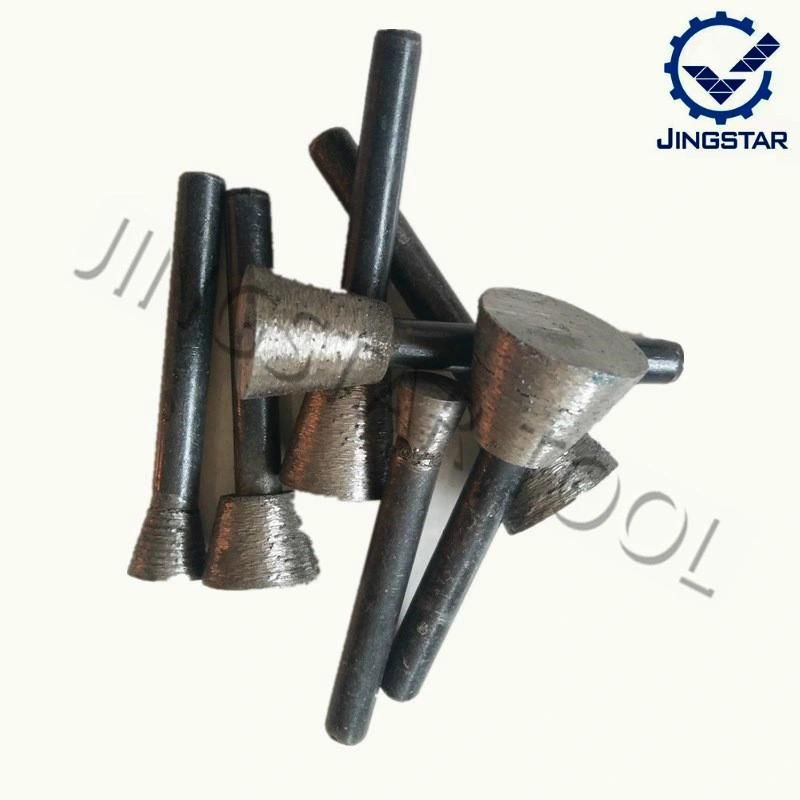 Diamond Sintered Grinding Head V-Shaped Rod Head Stele Carving Inscription Pattern Stone Carving