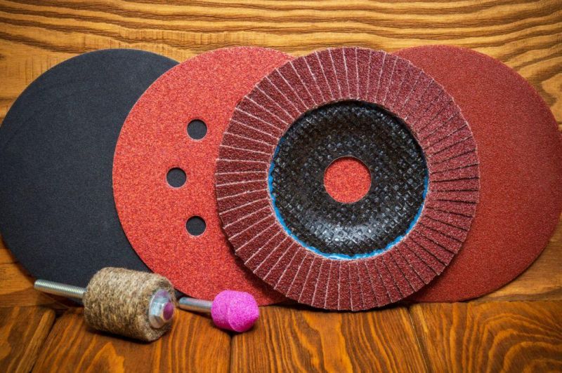 5" X 7/8" 80 Grit Hook and Loop Abrasive Disc