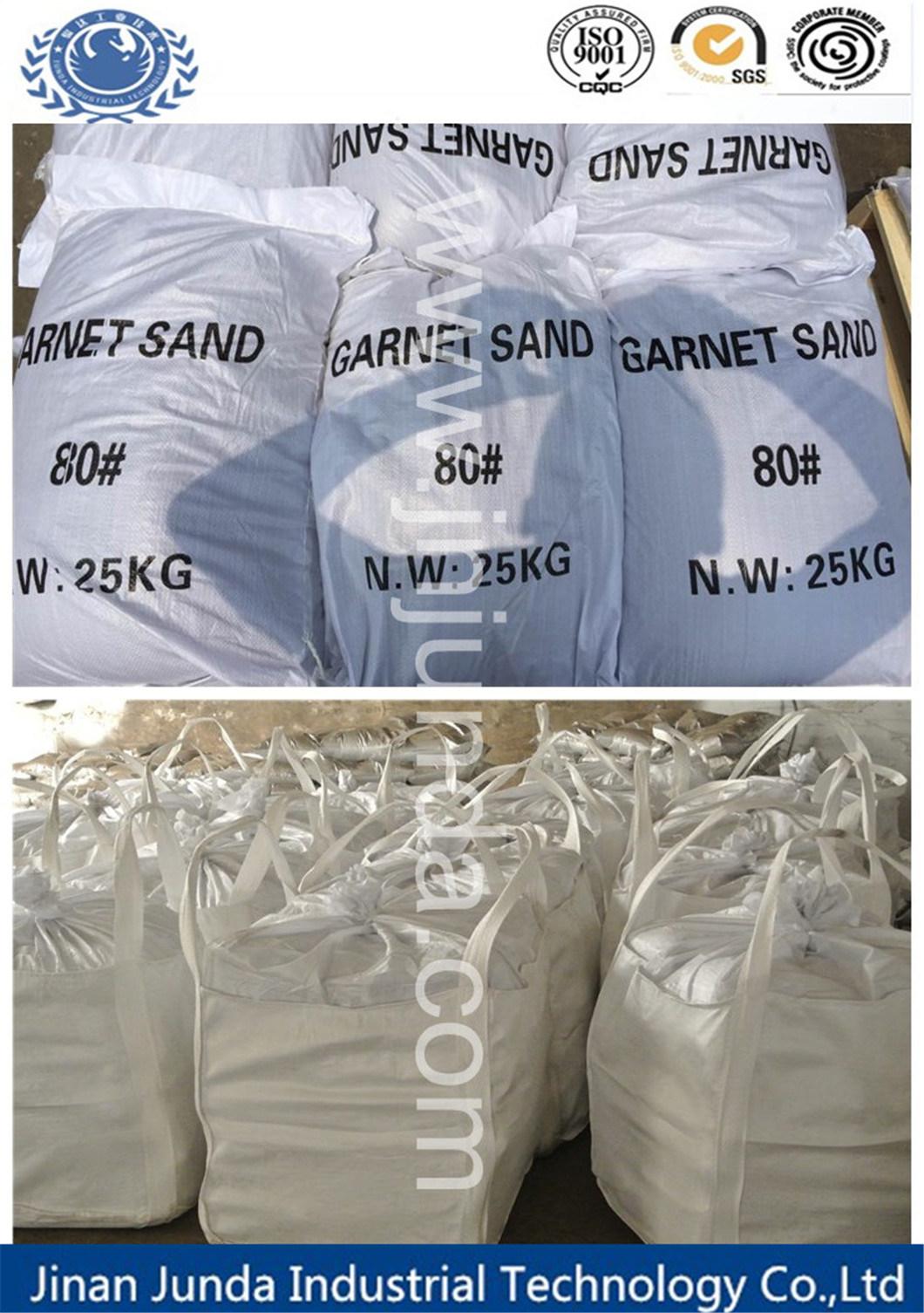 Factory Direct Natural Abrasive Material Garnet Sand 80 Mesh for Waterjet Cutting/ Cleaning/Polishing