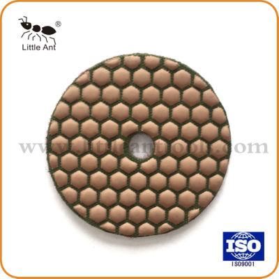 80mm, 100mm, 125mm Dry Polishing Pad 3-Inch Dry Flexible Diamond Polishing Pad