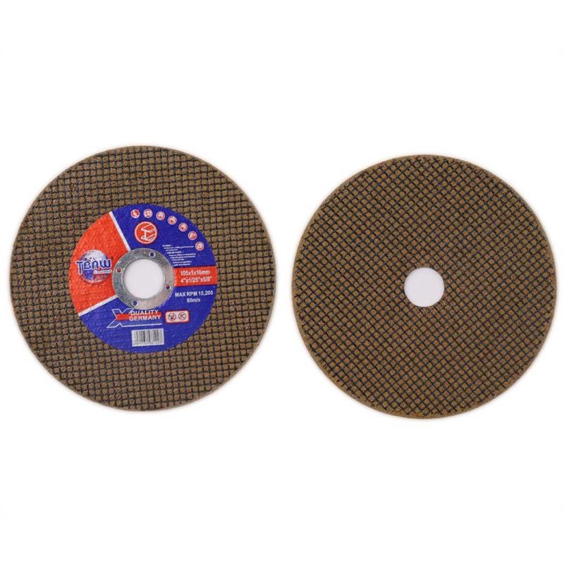 105mm 107mm 4inch Double Fibre Glass Net Reinforced Resin Bonded Cutting Disc