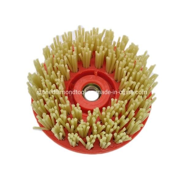 100mm 125mm M14 5/8"-11 Antique Abrasive Stone Polishing Diamond Brushes