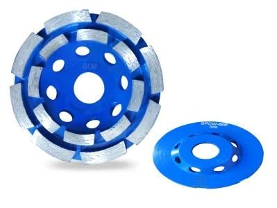Double-Row Segment Diamond Grinding Cup Wheel Disc
