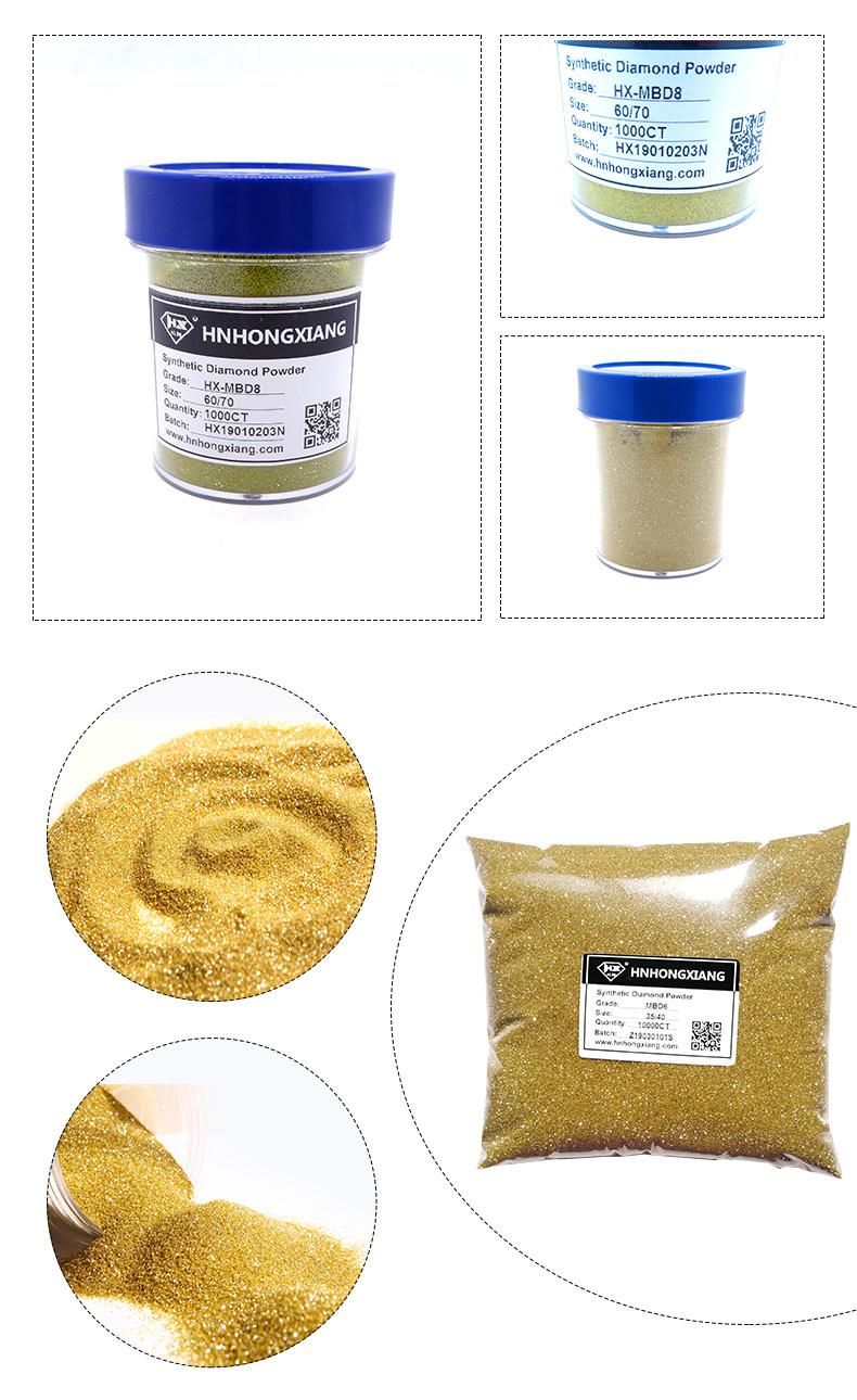 30#-6000# Man Made Synthetic Rough Diamond Powder