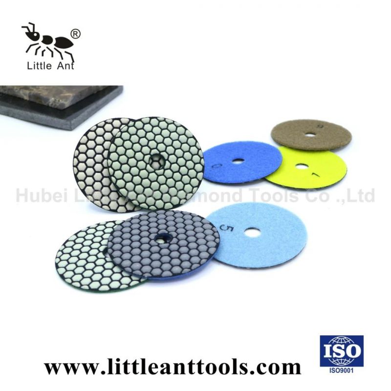 5" B Hexagon Dry Polishing Pad