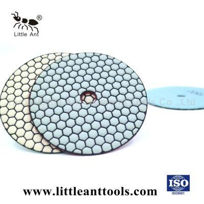 125mm Premium Quality Triangle Flexible Diamond Dry Polishing Pad for Granite