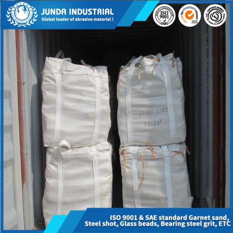 High Recycling Rate Low Consumption SA3 Blasting Level Blasting Abrasive 30/60 Garnet Sand for Auto Parts Surface Polishing
