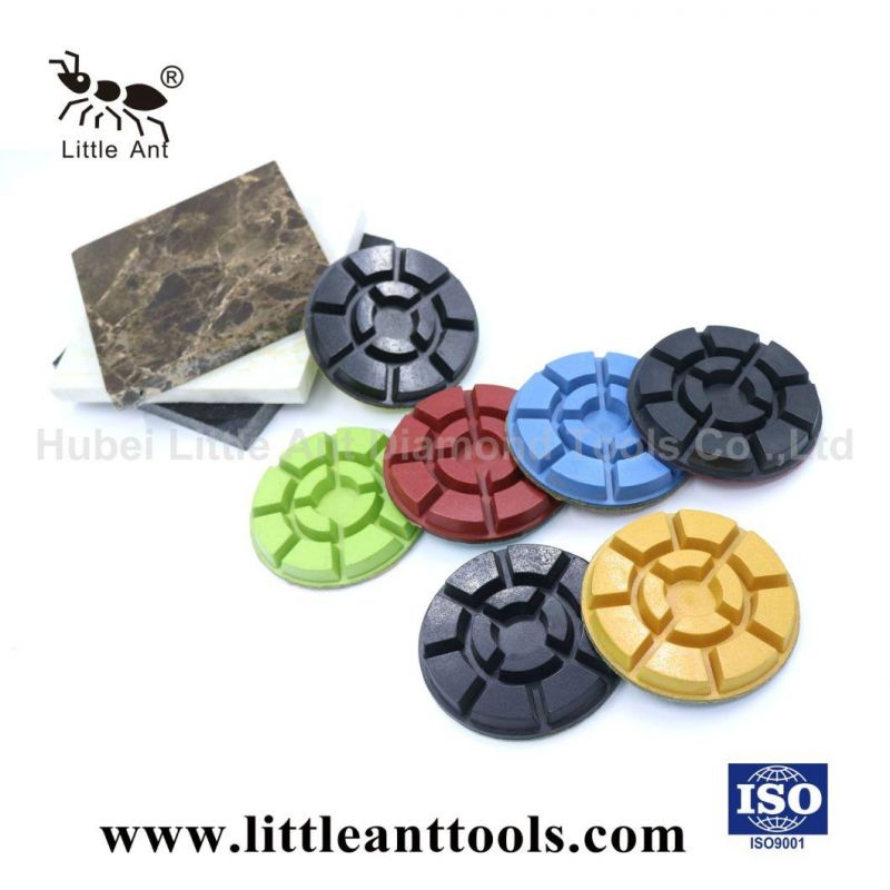 4" Outer Inner Circle Resin Floor Polishing Pad and Grinding Disc