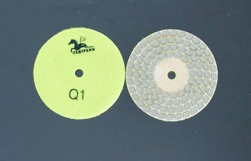 Best Diamond Tool Four Steps Dry Polishing Pads for Marble/ Granite