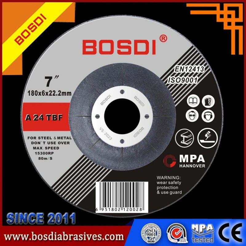 4" Inch Grinding Wheel for Metal and Inox with MPa Certificate