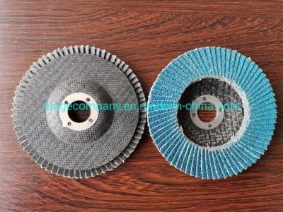 Super High Density Electric Power Tools Parts Abrasive Flap Disc Grinding Wheel with Type 27 Flat Style Zirconia Alumina,
