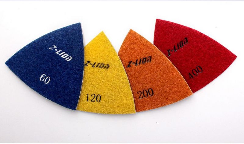 Triangle-Electroplated Polishing Pads