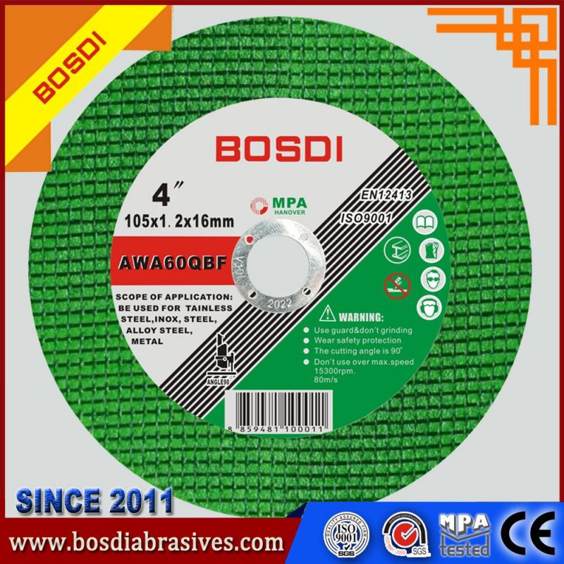 7"Cutting Wheel, 180X1.6X22, 2mm Cutting Disc, High Quality Aluminum Oxide Grains