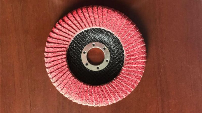 Folded Edge Flap Disc with Zirconica and Ceramic Cloth
