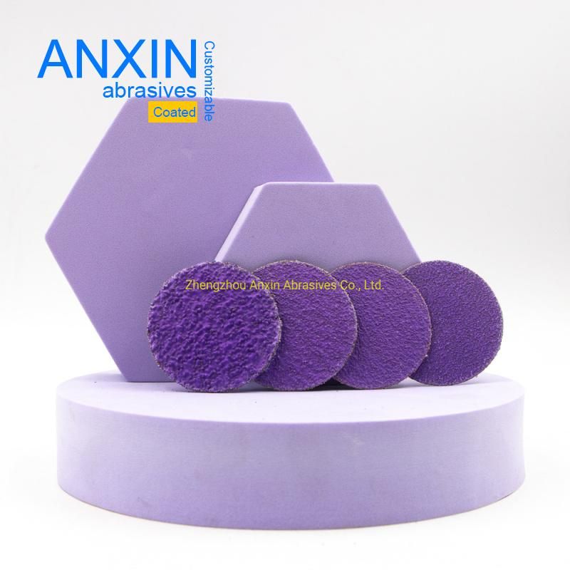 Purple Color Ceramic Quick Change Disc
