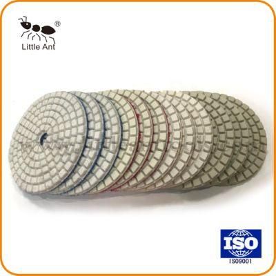 80mm White Resin Diamond Polishing Pads for Marble and Granite