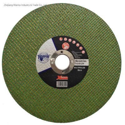 180mm 7&prime;&prime; Ultra-Thin Stainless Steel/Iron Special 180X1.6X22.2mm Resin Cutting Wheel