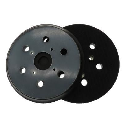 6 Inch 6 Holes Dust-Free Black Backup Sanding Pad Sanding Disc Backing Pad Hook and Loop