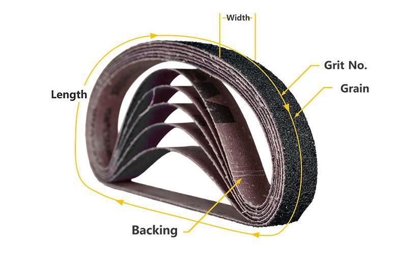 Silicon Carbide Sanding Belts for Fine Polishing with Factory Price