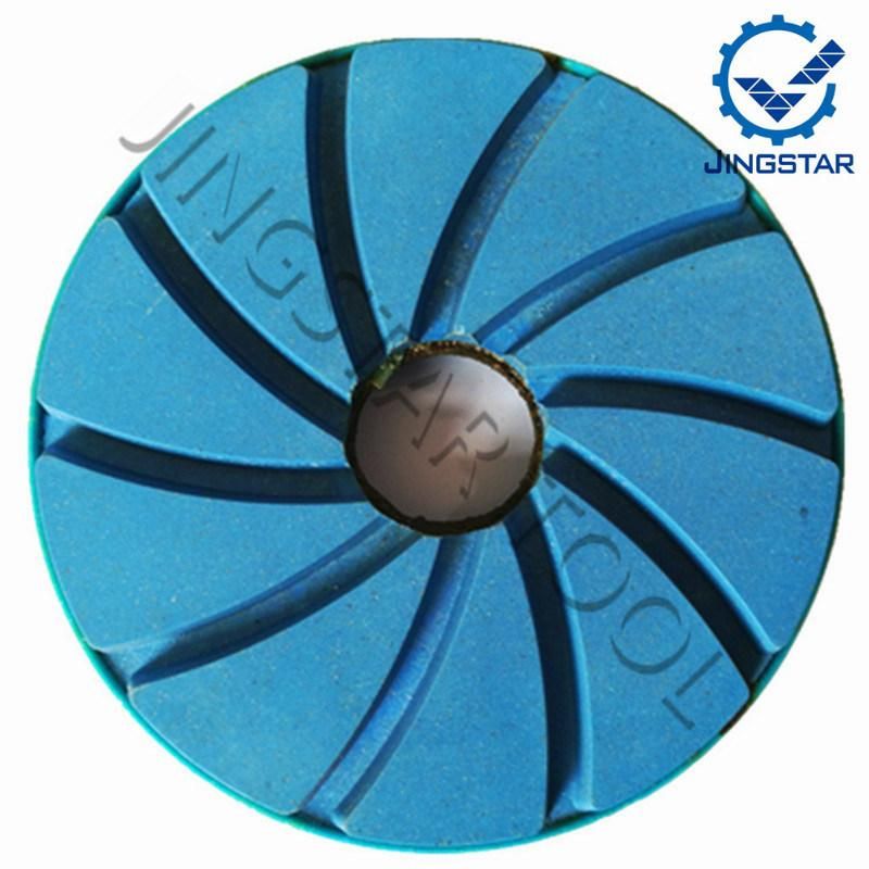 4′′5′′6′′ Inch Snail Lock Diamond Marble Polishing Pads Concrete Floor Edge Grinding High Quality