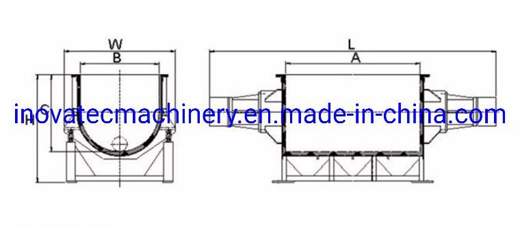 2800 Liter Natural Stone Antique Ageing Process Trough Vibratory Machine