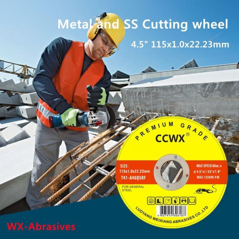 MPa Certificate High Quality Resin Metal Cutting Disc