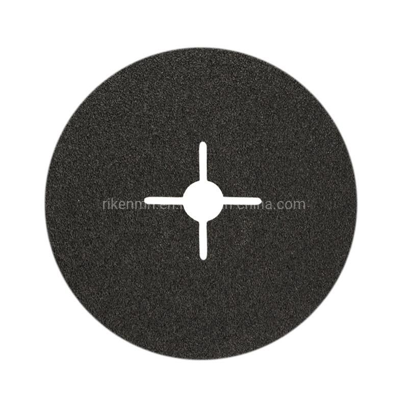 180mm Abrasive Silicon Carbide Sanding Disc Resin Over Resin Fiber Disc for Stainless Metal