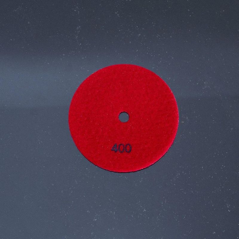 7 Steps 5 Inch Abrasive Tools Diamond Resin Dry Polishing Pad for Granite/Marble
