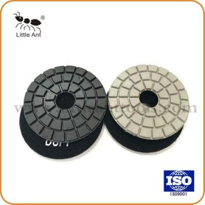 3&quot;/80mm Wet Diamond Polishing Pad Abrasive Hardware Tools Black &amp; White Buff