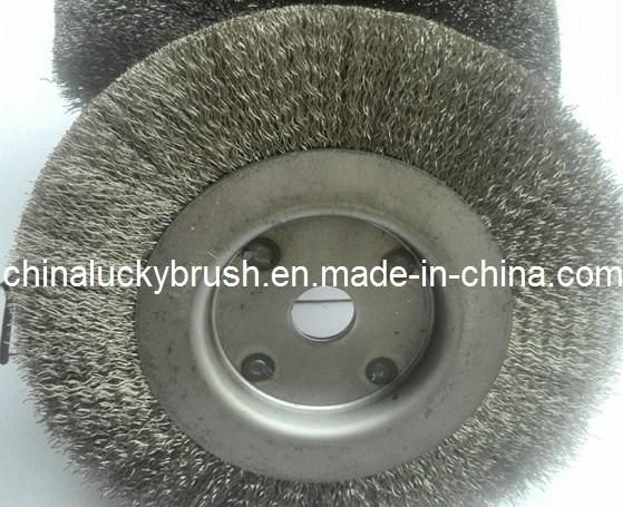 6 Inch Stainless Steel Wheel Brush (YY-056)