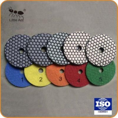 5 Steps China Famous Brand 4 Inch Dry Polishing Pad